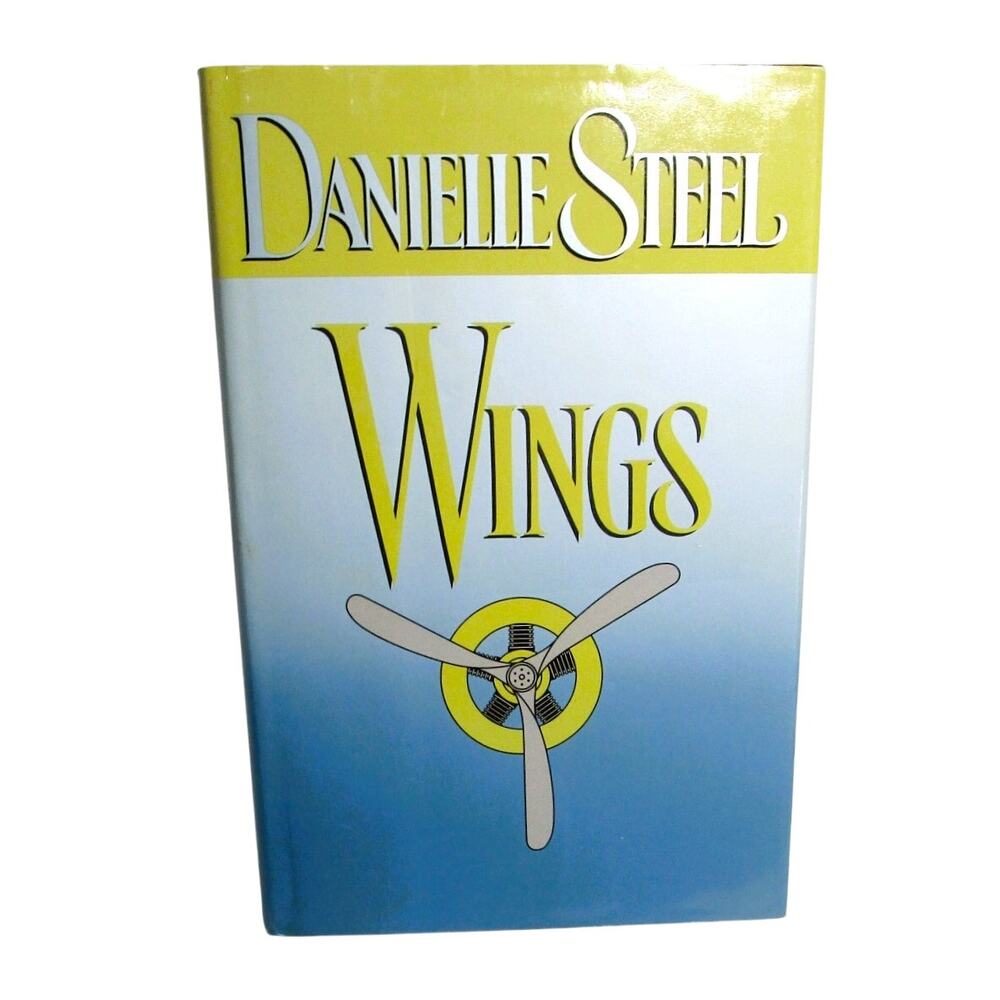 Wings by Danielle Steel (1994) Vintage Aviation Historical Romance Novel HC + DJ
